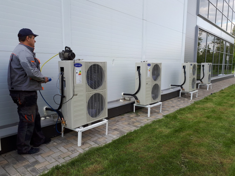 Монтаж мульти сплит систем