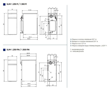 Baxi SLIM 1.300 Fi 5E FF