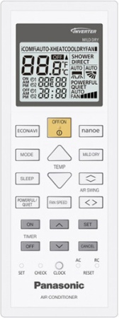 Panasonic Design silver CS-XZ35TKEW/CU-Z35TKE