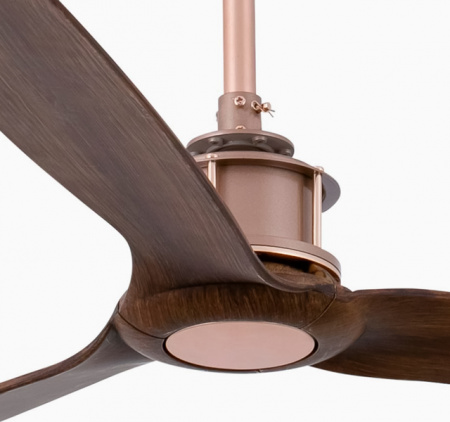 Faro JUST FAN COPPER/WOOD CEILING FAN WITH DC MOTOR (33423)