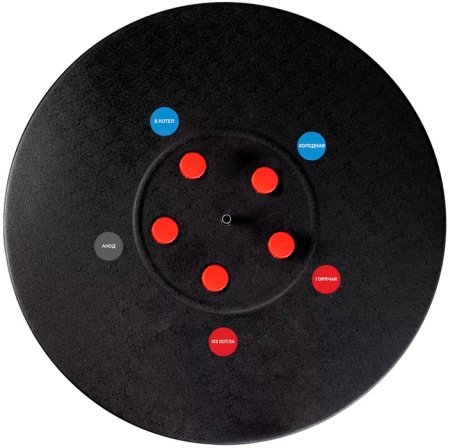 Federica Bugatti INOX Coil Tube 100 черный АБС пластик