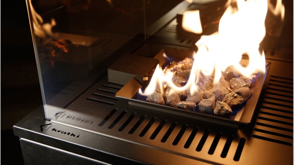 Kratki PATIO MINI/G31/37MBAR/S - сталь, с пультом ДУ