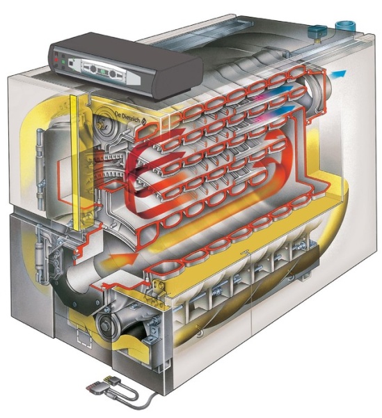 De Dietrich GT 430-11 Diematic-m3 (теплообменник в собранном виде)