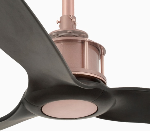 Faro JUST FAN COPPER/WOOD CEILING FAN BLACK (33418)