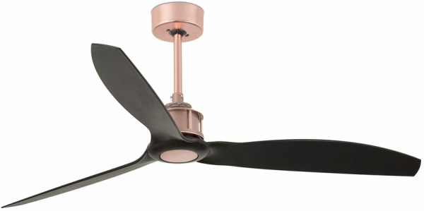 Faro JUST FAN COPPER/WOOD CEILING FAN BLACK (33418)