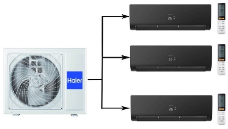 Haier Flexis Super Match 3U70S2SR5FA/AS25S2SF2FA-B*3шт
