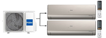 Haier Lightera 2U40S2SM1FA/AS09NS6ERA-G*2шт