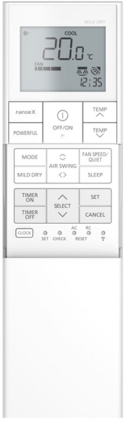 Panasonic Nordic white CS-HZ25ZKE/CU-HZ25ZKE