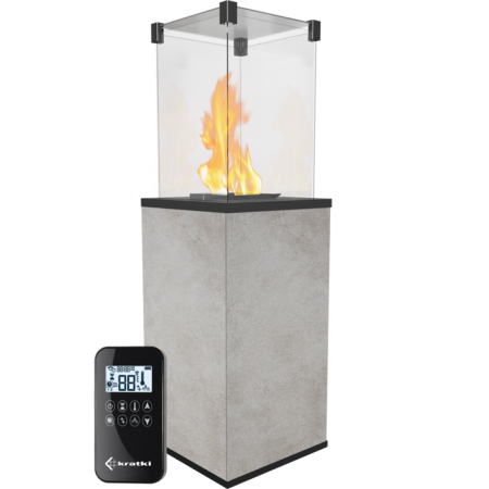 Kratki PATIO/MINI/G31/37MBAR/Q/O/G - OXIDE GRIGIO с пультом ДУ