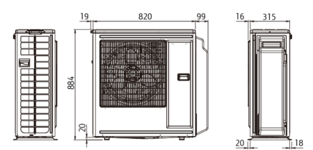 Fujitsu Free match  AOYG30KBTA4