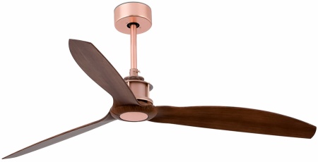 Faro JUST FAN COPPER/WOOD CEILING FAN WITH DC MOTOR (33423)