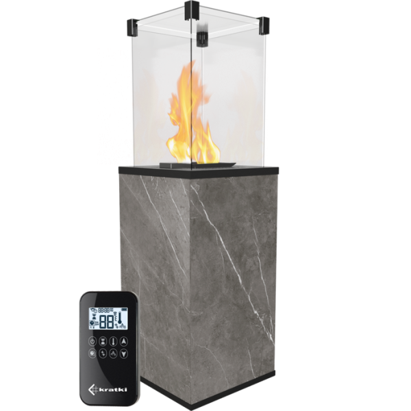 Kratki PATIO/MINI/G31/37MBAR/Q/N/P/G - NATURALI PIETRA GREY с пультом ДУ