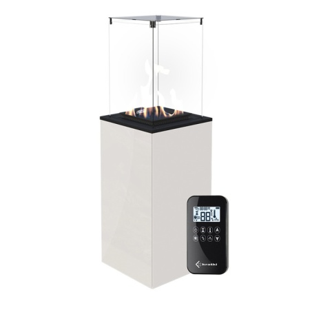 Kratki PATIO MINI/G31/37MBAR/B - белое стекло, с пультом ДУ