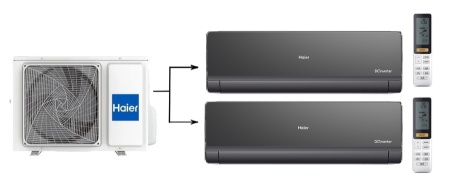 Haier Lightera 2U40S2SM1FA/AS09NS6ERA-B*2шт