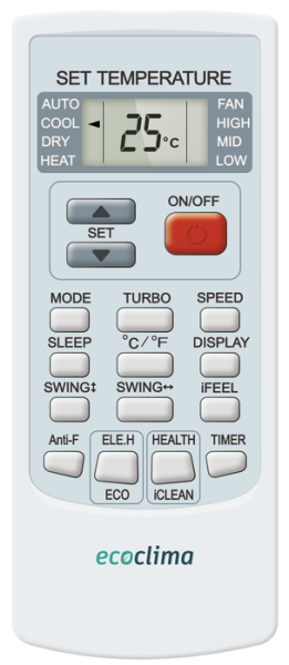 Ecoclima Frost Line ECW/I-AX07/FB-4R1 / EC/I-AX07/F-4R1 Ecoclima Frost Line ECW/I-AX07/FB-4R1 / EC/I-AX07/F-4R1