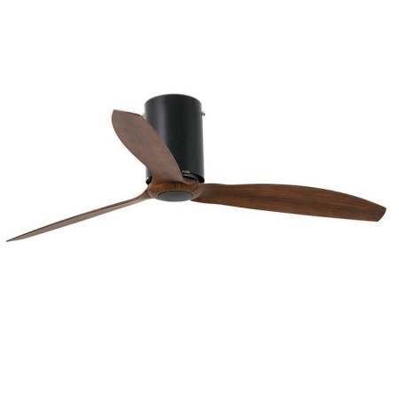 Faro Mini Tube Fan Wood Black (32042)