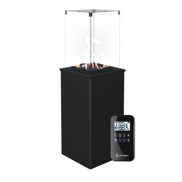 Kratki PATIO MINI/G31/37MBAR/S - сталь, с пультом ДУ