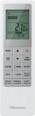 Hisense Silver Crystal Super AS-10UW4RVETG01(S) WI-FI