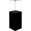 Kratki PATIO MINI/M/G31/37MBAR/CZ - черное стекло, с ручным управлением